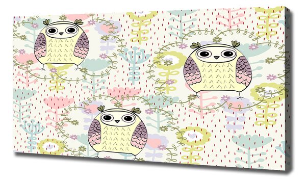 Tablou pe pânză canvas Owls