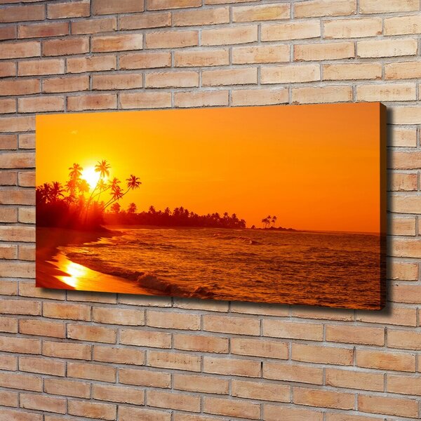 Tablou pe pânză canvas Sunset Beach
