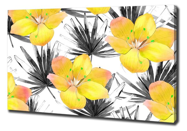 Tablouri tipărite pe pânză flori tropicale