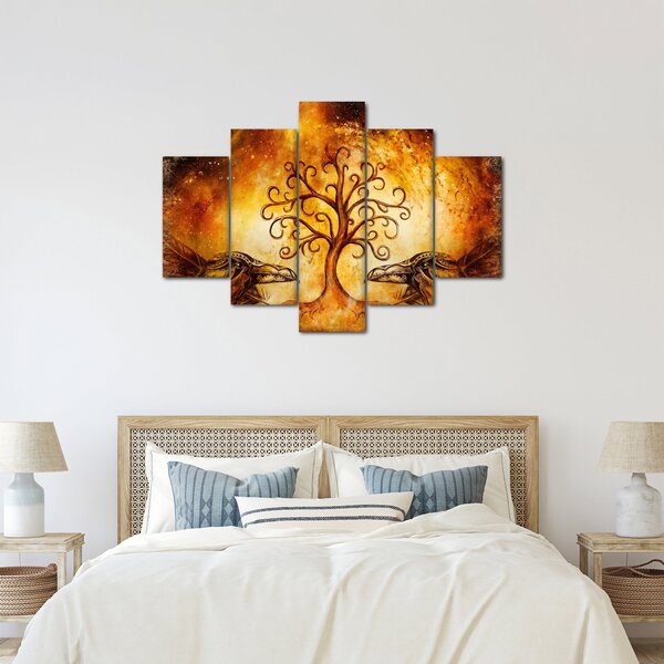 Tablou natural abstract cu copac (150x105 cm)