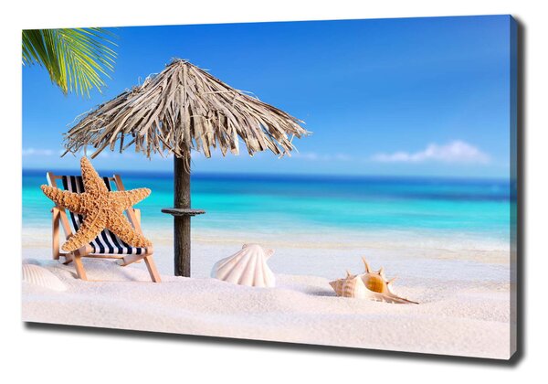 Tablouri tipărite pe pânză Sărbătorile Beach