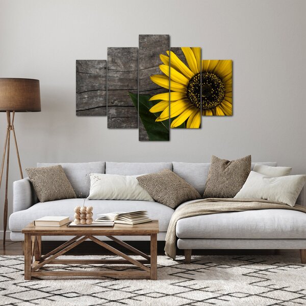 Tablou - Floare de floarea soarelui (150x105 cm)