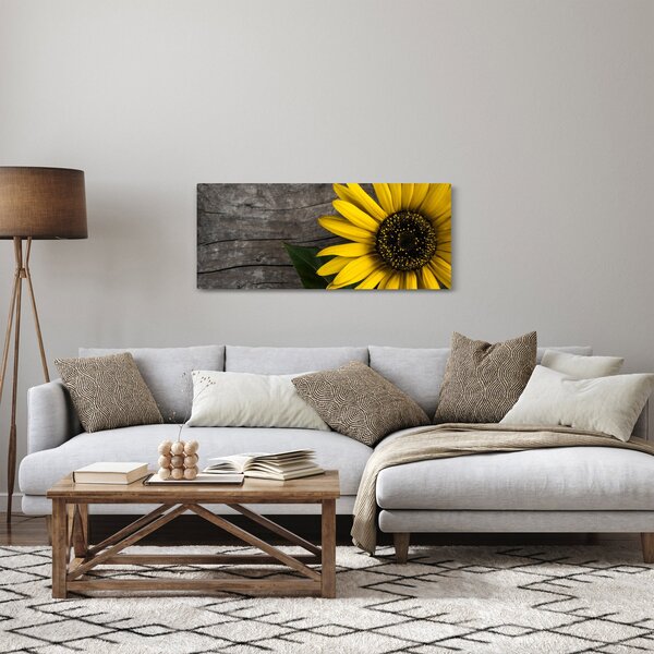 Tablou - Floare de floarea soarelui (120x50 cm)