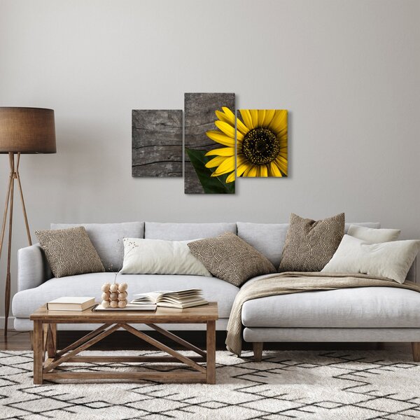 Tablou - Floare de floarea soarelui (90x60 cm)