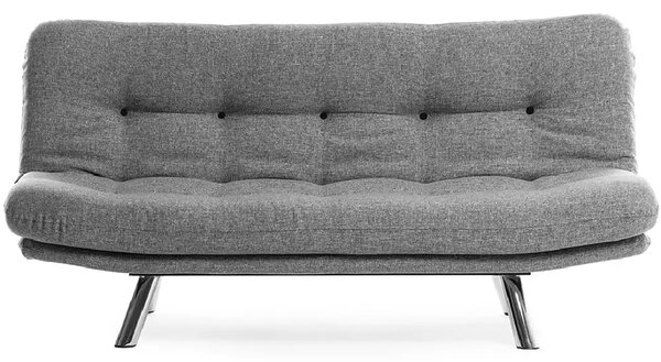 Set canapea extensibila 3 locuri si 1 fotoliu extensibila ,living, 180x110 cm – stofa, gri – Merburn