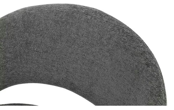 Scaun BORGO, gri - Raven 18, stofa clasica/metal, 58x45x87 cm