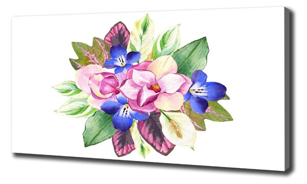 Pictură pe pânză buchet de flori