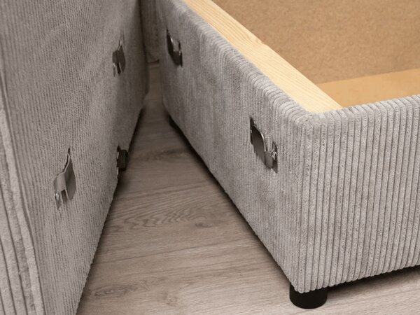 Coltar in forma de U SMART COSARO bej deschis 295x140 cm