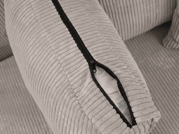 Coltar in forma de U SMART COSARO bej deschis 295x140 cm