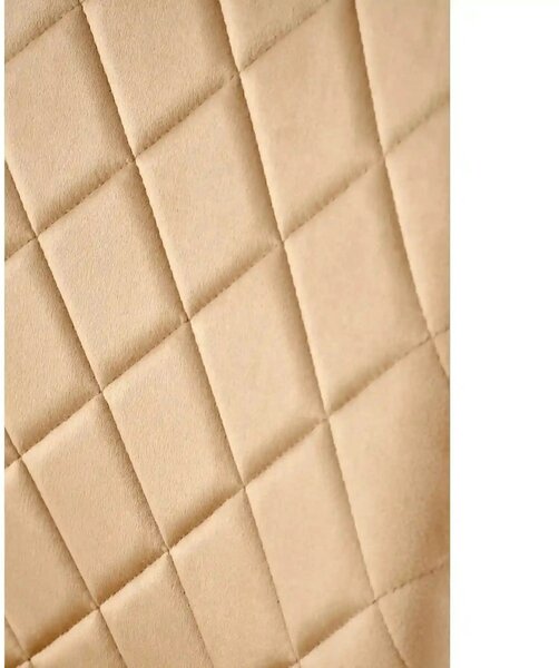 Scaun K577, bej - HLR 11, stofa catifelata/otel, 43x53x93 cm