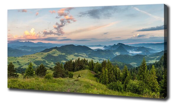 Tablou pe pânză canvas Panorama Pieniny