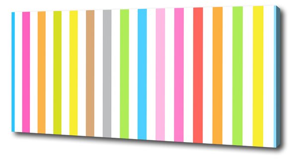 Print pe pânză dungi colorate