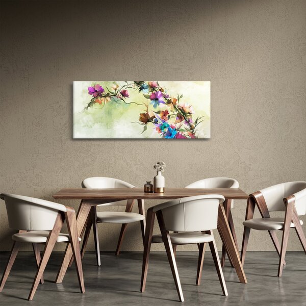 Tablou - Pictua cu flori (120x50 cm)