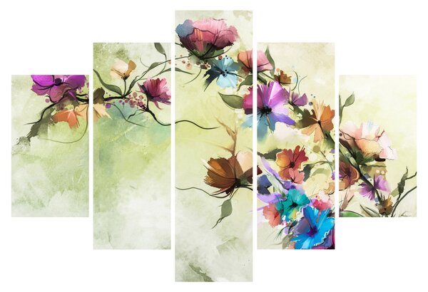 Tablou - Pictua cu flori (150x105 cm)