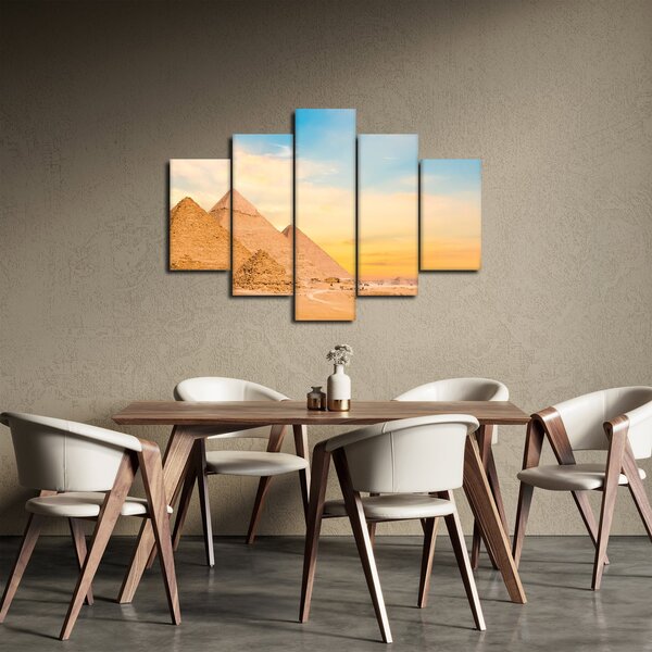 Tablou cu piramidele din Egipt (150x105 cm)