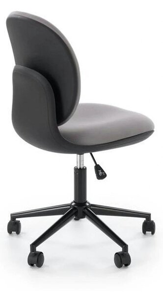 Scaun birou ORION, gri deschis/negru, stofa clasica/polipropilena, 46x