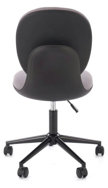 Scaun birou ORION, gri deschis/negru, stofa clasica/polipropilena, 46x