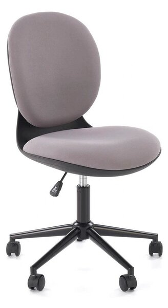 Scaun birou ORION, gri deschis/negru, stofa clasica/polipropilena, 46x