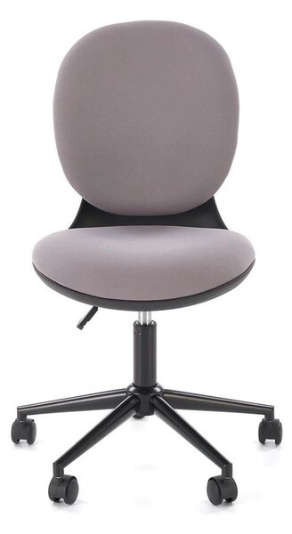 Scaun birou ORION, gri deschis/negru, stofa clasica/polipropilena, 46x