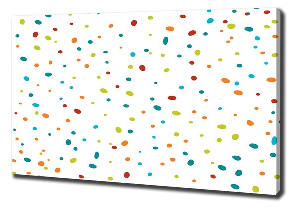 Tablou canvas puncte colorate