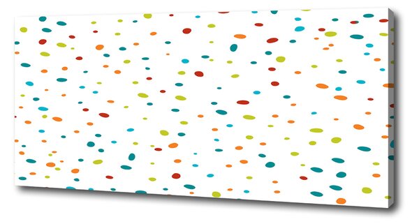 Tablou canvas puncte colorate
