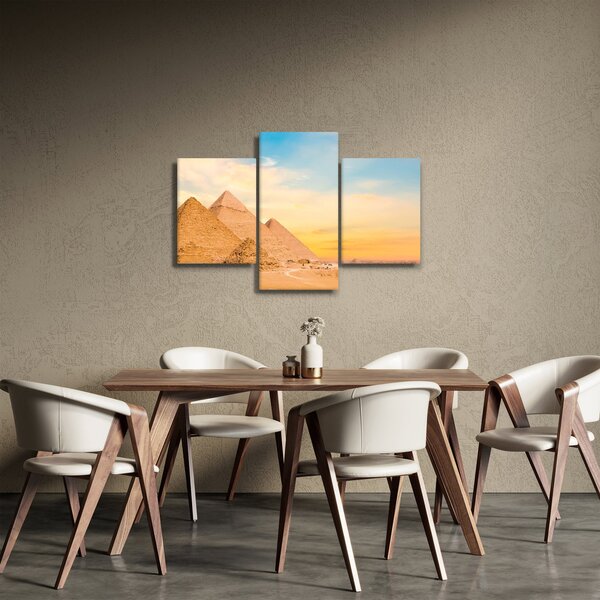 Tablou cu piramidele din Egipt (90x60 cm)