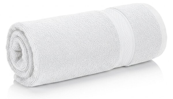 Prosop CLARYSSE ELEGANCE 60x110 cm alb, 100% bumbac
