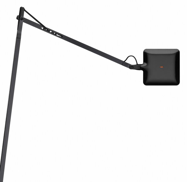 FLOS Kelvin LED - lampă de podea designer, negru, reglabil, Negru, Camera de zi / sufragerie, Metal, Design