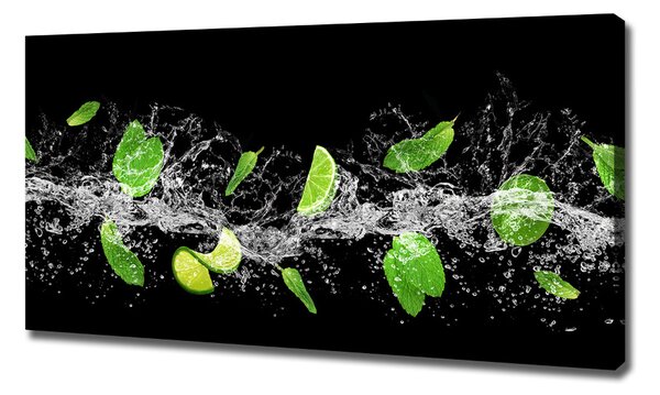 Tablou pe pânză Lime cu menta
