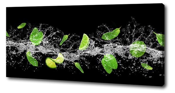 Tablou pe pânză Lime cu menta