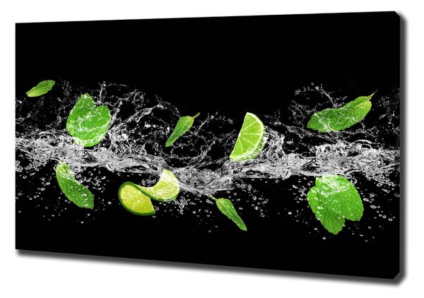 Tablou pe pânză Lime cu menta