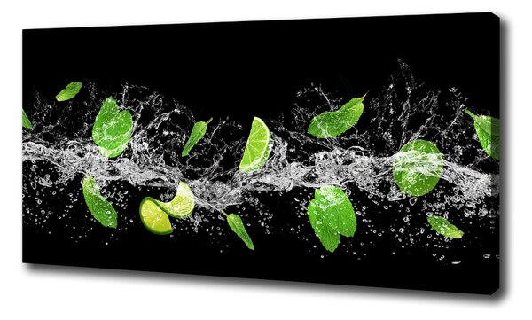 Tablou pe pânză Lime cu menta