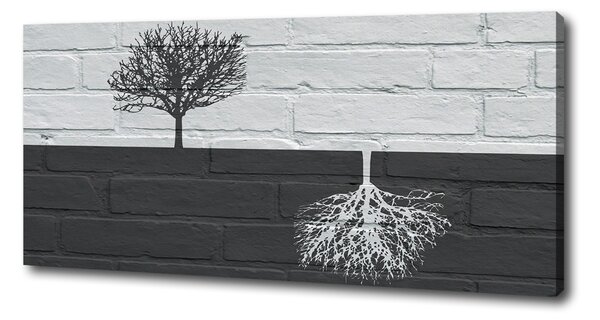 Imprimare tablou canvas Copacii de pe perete