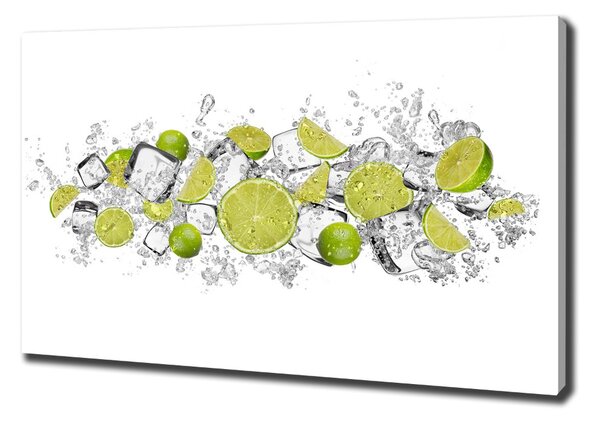 Pictură pe pânză cuburi de gheata Lime