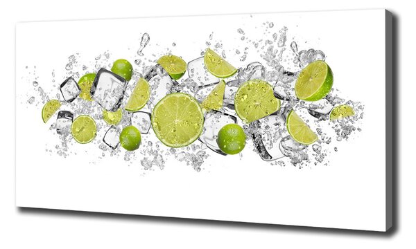 Pictură pe pânză cuburi de gheata Lime