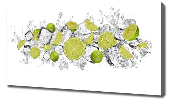 Pictură pe pânză cuburi de gheata Lime