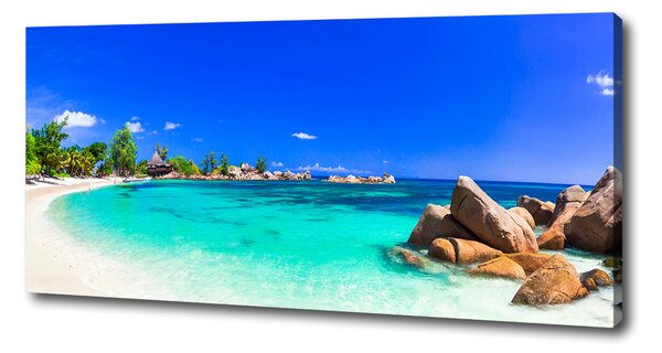 Pictură pe pânză plaja Seychelles
