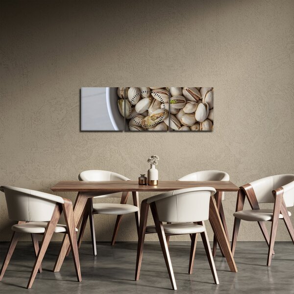 Tabloul - fistic (cu ceas) (90x30 cm)