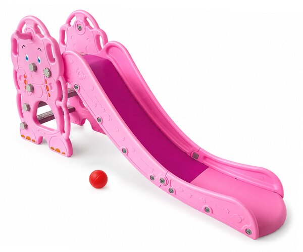 Aga4Kids Tobogan cu mâner 170 cm Roz