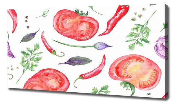 Print pe canvas Tomate și condimente