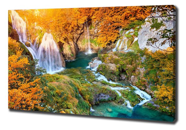Print pe canvas Cascada în toamna