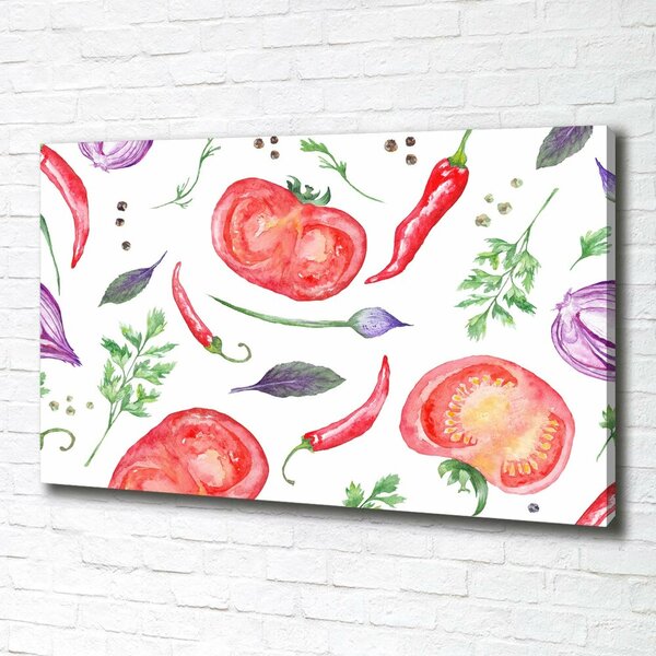 Print pe canvas Tomate și condimente
