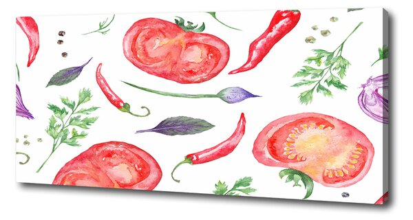 Print pe canvas Tomate și condimente