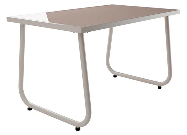 Juskys Set de grădină din metal Genoa - culoare nisip