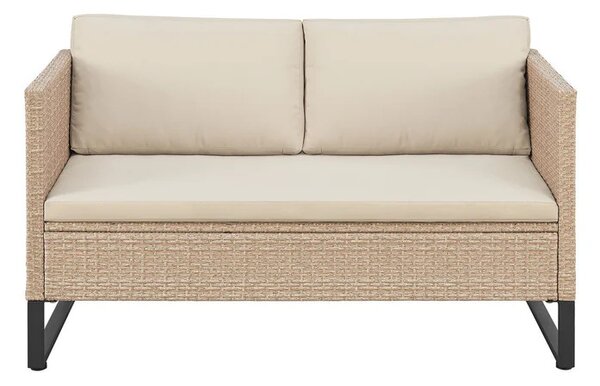 Juskys Set ratan Santorini - crem
