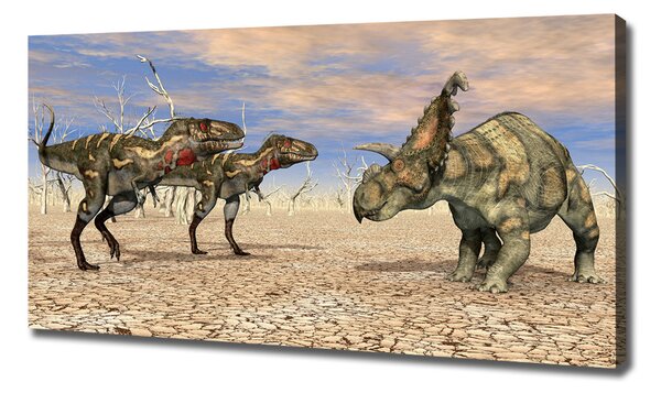 Tablouri tipărite pe pânză dinozauri