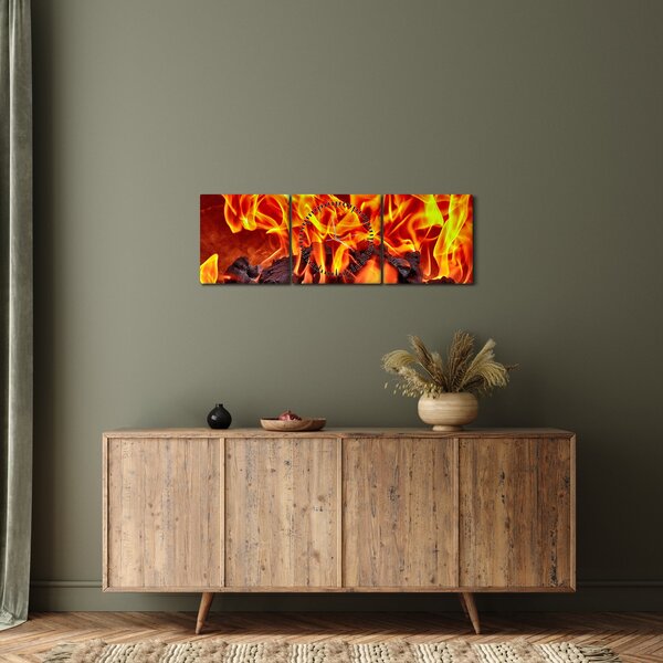 Tabloul cu jar (cu ceas) (90x30 cm)