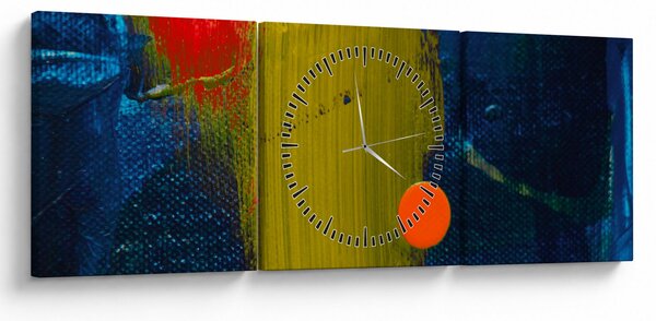 Tabloul culorilor (cu ceas) (90x30 cm)