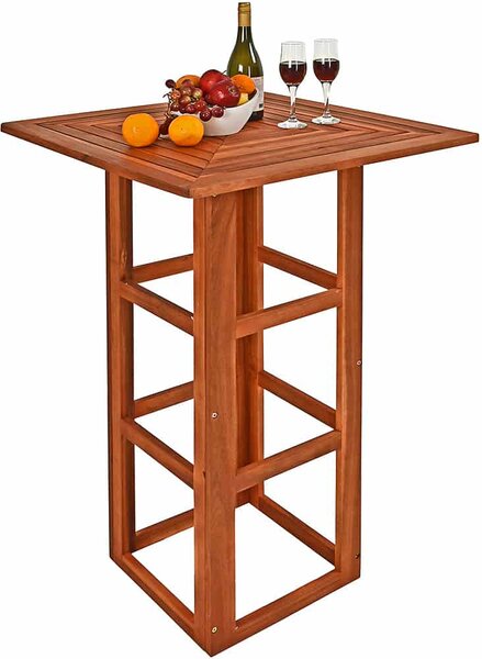 Deuba Masă de bar - 75x75x110 cm