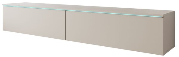 Comodă TV suspendată/independentă Lowboard, cașmir (180 cm)